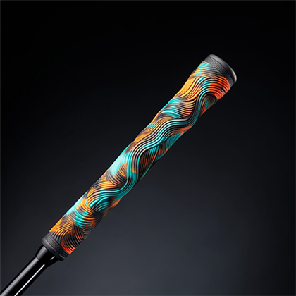 Putter da golf con impugnatura in gomma personalizzata-Impugnature in gomma per mazze da golf con cordoncino in cotone antiscivolo