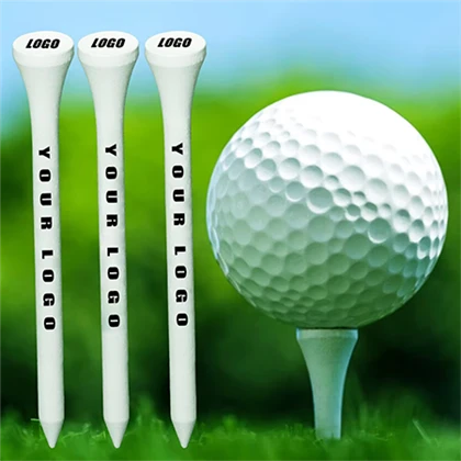 Sedili da golf regolabili in legno personalizzati Logo personalizzato T-shirt da golf personalizzate Prezzo agevolato Tee De Golf