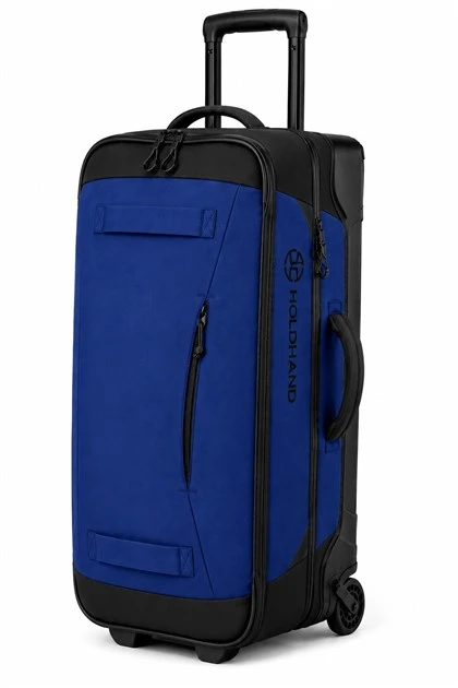 Borsone da viaggio con rotelle Premium Blu Royal