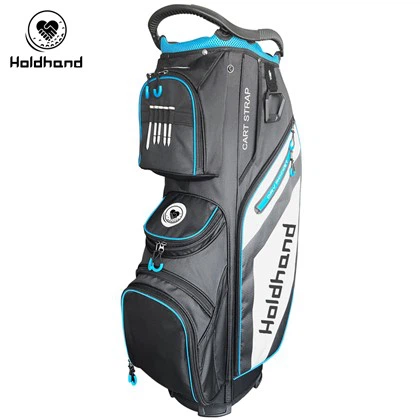 Sacche da golf in pelle PU Green personalizzata all'ingrosso con design unico per l'uso del carrello da golf