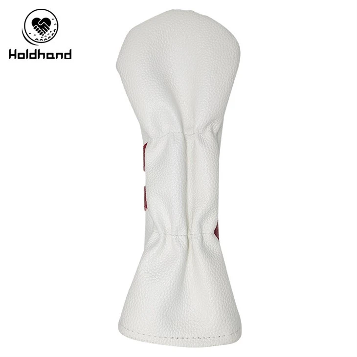Golf Club Head Covers - 3 Pack Set - Premium Classic Leather Golf Head Cover - For Drivers, Fairway Woods, And Hybrids