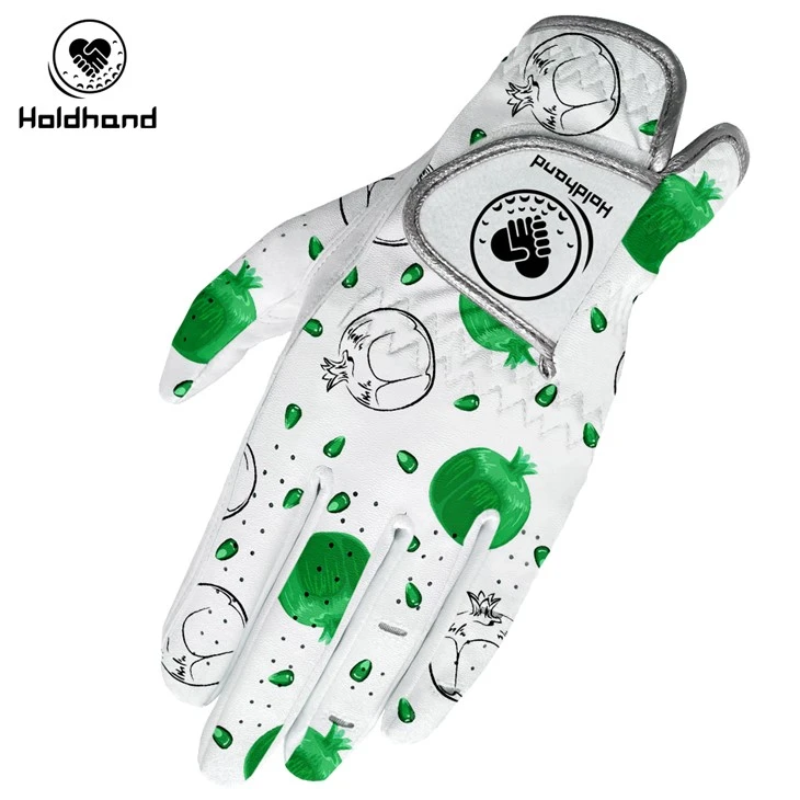 Guanti da golf con stampa del logo personalizzato, design Weather Spann Premium Synthetic GLoves